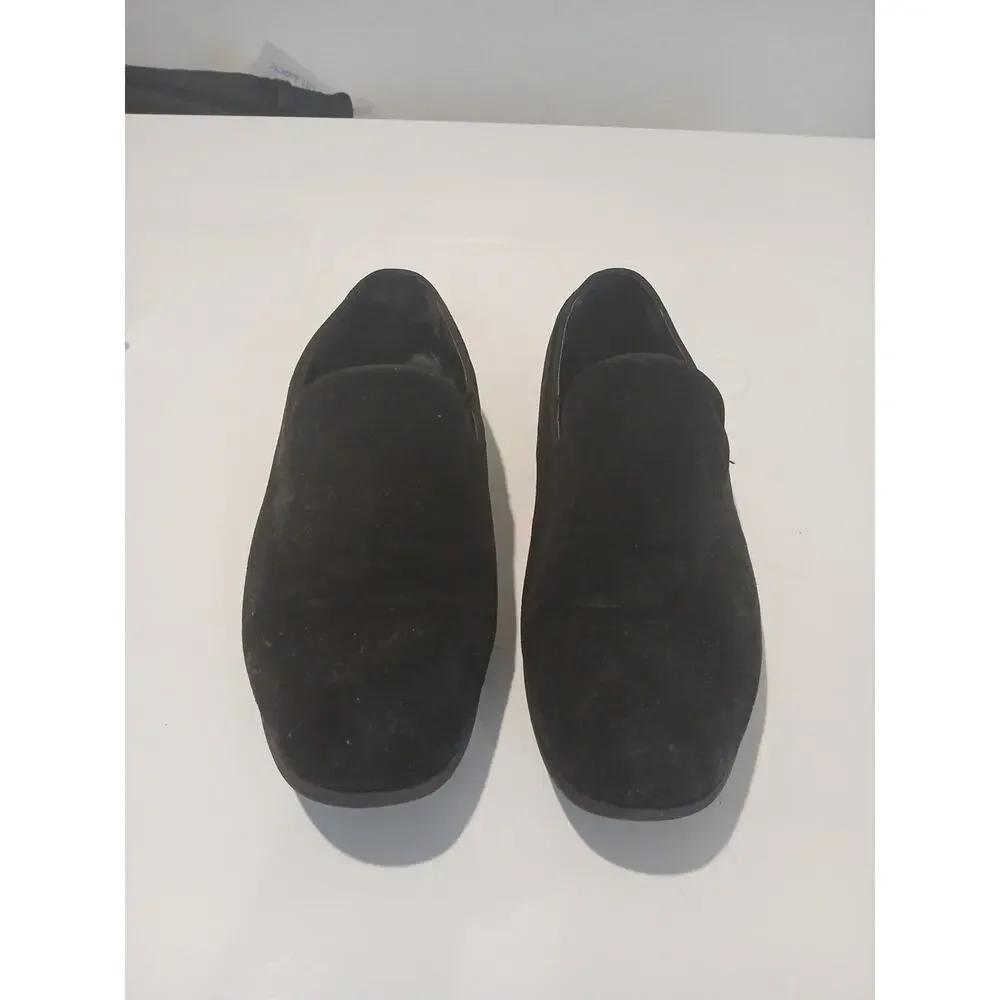 Steve Madden Laight Black Velvet Loafers Men’s 12